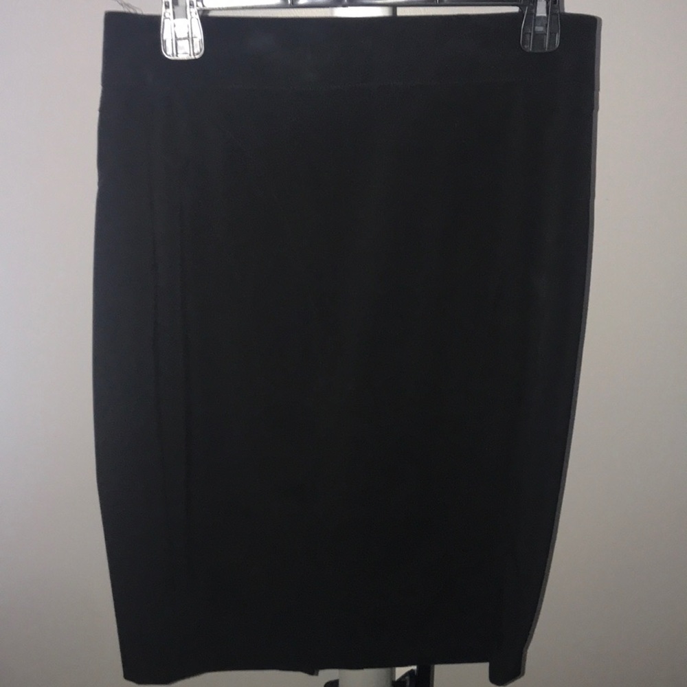 Black long pencil skirt